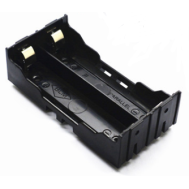 Porta-c&eacute;lulas para 2 x 18650 BLM com pino, sem tampa