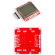 Shield LCD Nokia 5110 84x48 Vermelho com Backlight Azul para Arduino - Thumb - 6