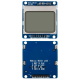 Shield LCD Nokia 5110 84x48 com retroilumina&ccedil;&atilde;o azul para Arduino - Thumb - 5