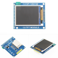 M&oacute;dulo TFT LCD 1,8'' ST7735 azul 128&times;160 com 4 IO