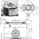 Encoder rotativo incremental fotoel&eacute;trico de eixo oco CHBG B-ZKT5812DGF 1024 pulsos DC 8-24V - Thumb - 1