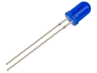 LED difuso azul 3 mm, perna 18 mm DIP - Imagem 7