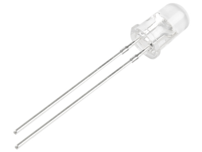 LED DIP 3 mm branco, perna 18 mm - Imagem 7