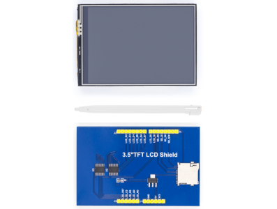 Shield LCD TFT Touch 3,5" ILI9486 480&times;320 para placa R3 - Imagem 7