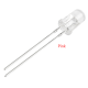 LED 3 mm rosa water clear, perna 18 mm - Thumb - 1