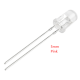 LED convencional 5 mm rosa water clear com perna de 28 mm - Thumb - 1