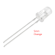 LED 5 mm laranja transparente (water clear), pino 28 mm, 5000 mcd - Thumb - 1