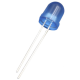 LED azul difuso de 8 mm com pernas de 28 mm - Thumb - 1
