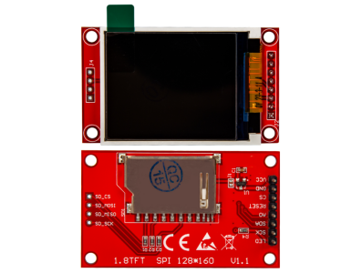 M&oacute;dulo LCD TFT 1,8'' 128x160 com 4 IO para Arduino - Imagem 7