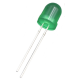 LED difuso verde 8 mm com pernas de 18 mm - Thumb - 1