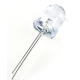LED 10 mm azul com corpo transparente (terminais 28 mm) - Thumb - 1