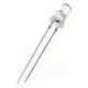 LED RGB 3 mm com pisca lento, lente transparente (water clear) e perna 18 mm - Thumb - 1