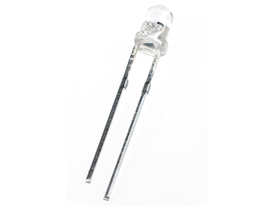 LED RGB 5 mm, perna 18 mm, lente transparente, pisca lento - Imagem 1