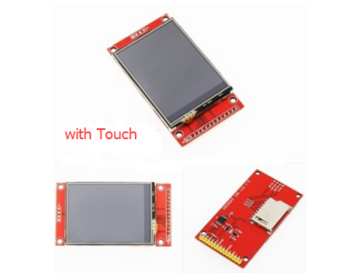 M&oacute;dulo de tela TFT 2,4 polegadas 240 x 320 com touch e interface SPI - Imagem 1