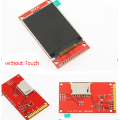 M&oacute;dulo display TFT touch SPI 2,4 polegadas 240x320 pixels para Arduino
