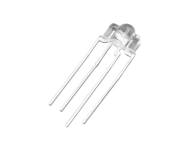 LED RGB 3 mm 4 pinos CA, pernas 18 mm - Imagem 1