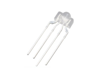 LED RGB difuso 3 mm, 4 pinos, perna 18 mm, CC - Imagem 1