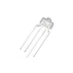 LED RGB difuso 3 mm 4 pinos (&acirc;nodo comum) com perna de 18 mm