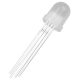 LED RGB difuso 28 mm, 4 pinos com pernas de 8 mm, c&aacute;todo comum - Thumb - 1