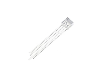 LED RGB retangular 4 pinos, perna 28 mm, modelo 255, CA - Imagem 1