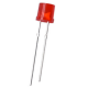 LED vermelho difuso 3 mm plano com pinos de 28 mm - Thumb - 1