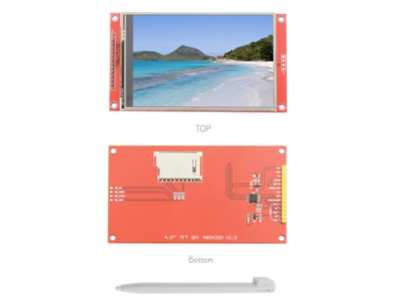 M&oacute;dulo tela touch TFT SPI 4,0 polegadas 480x320 - Imagem 1