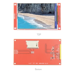 M&oacute;dulo Tela Touch TFT SPI 4,0 polegadas 480 x 320
