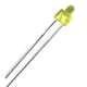 LED amarelo difuso 2 mm formato chupeta com pinos 28 mm - Thumb - 1