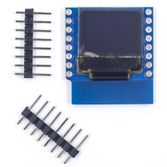 M&oacute;dulo OLED 0,66 polegadas I2C (IIC) para D1 Mini