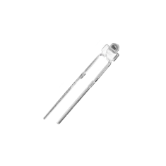 LED branco pacifier 2 mm com pino 18 mm