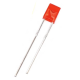 LED convencional retangular difuso vermelho 28 mm Leg 234 - Thumb - 1