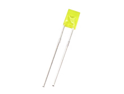 LED retangular difuso 18 mm amarelo Leg 234 - Imagem 1