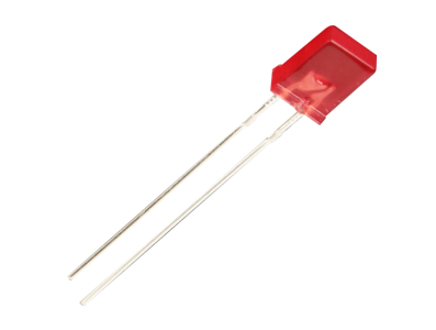 LED retangular difuso vermelho 28 mm Leg 257 - Imagem 1