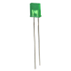LED verde retangular difuso 28 mm perna 257 - Thumb - 1