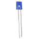 LED retangular azul difuso 28 mm Leg 257 - Thumb - 1