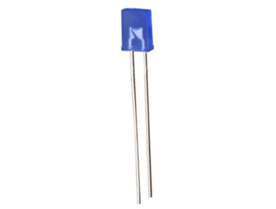 LED retangular azul difuso 28 mm Leg 257 - Imagem 1