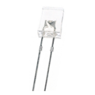 LED retangular branco 257, perna 18 mm