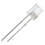 LED retangular perna 28 mm Leg 257 amarelo cristalino