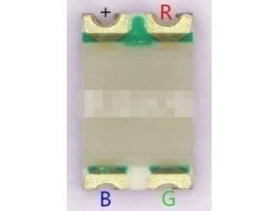 LED SMD RGB difuso 0805 (2012) - Imagem 1