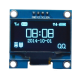 M&oacute;dulo OLED LCD azul 1,3" I2C (IIC) 4 pinos, GND e VCC - Thumb - 1