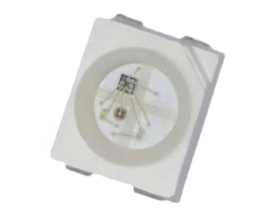 LED SMD 3528 (1210) RGB difuso CC (painel branco) - Imagem 1