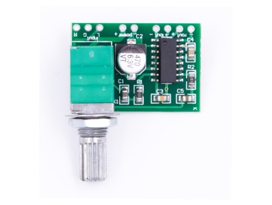 Placa amplificadora digital mini PAM8403 5V com potenci&ocirc;metro com chave e alimenta&ccedil;&atilde;o via USB - Imagem 6