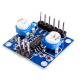 M&oacute;dulo amplificador digital PAM8406 est&eacute;reo 5W x 2 com potenci&ocirc;metro de volume - Thumb - 1