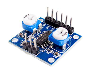 M&oacute;dulo amplificador digital PAM8406 est&eacute;reo 5W x 2 com potenci&ocirc;metro de volume - Imagem 1