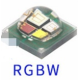 LED SMD 3535 RGBW 3W com cabe&ccedil;a esf&eacute;rica 120&deg; - Thumb - 1