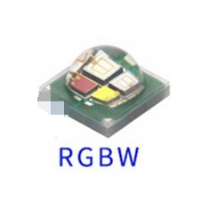 LED SMD 3535 RGBW 3W com cabe&ccedil;a esf&eacute;rica 120&deg;