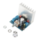 M&oacute;dulo amplificador TDA7377 2.0 (canal duplo) sem ru&iacute;do 12V DC alta pot&ecirc;ncia - Thumb - 7