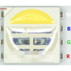 LED SMD 5050 RGBW 8 pinos endere&ccedil;&aacute;vel