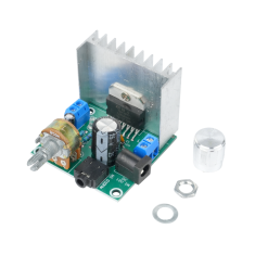 M&oacute;dulo amplificador TDA7297 2.0 canal duplo, est&eacute;reo 2x15W, sem ru&iacute;do