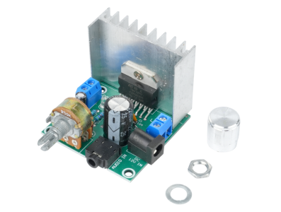 M&oacute;dulo amplificador TDA7297 2.0 canal duplo, est&eacute;reo 2x15W, sem ru&iacute;do - Imagem 1